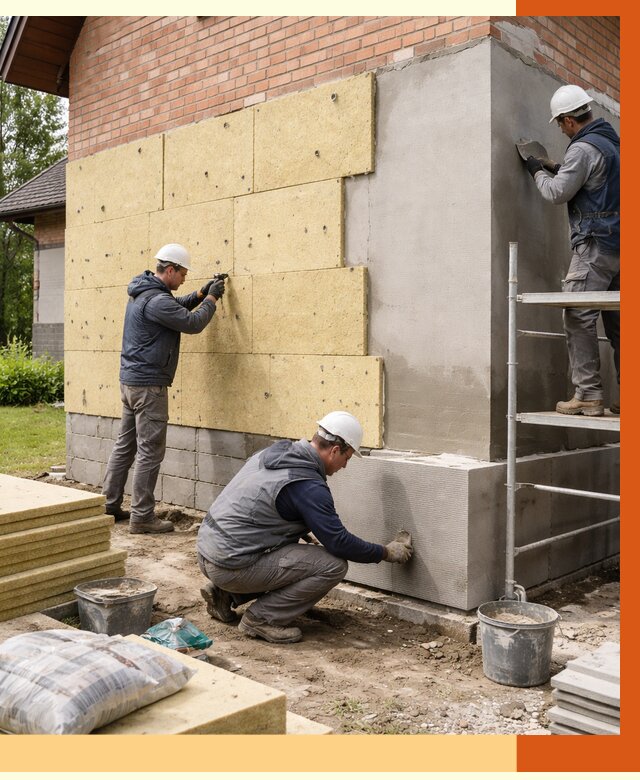 Утепление частного дома в Балахне под ключ от 7836 руб/м2 — недорого | ТепломастерБлх