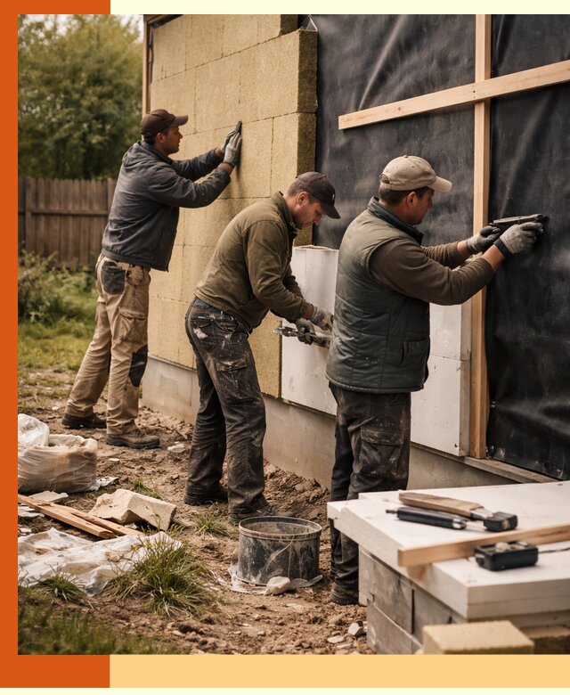 Утепление дачного дома под ключ в Балахне