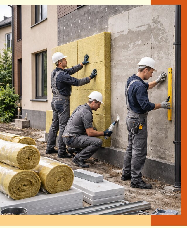 Утепление таунхауса в Балахне от 7523 руб/м2 — комплекс под ключ | ТепломастерБлх