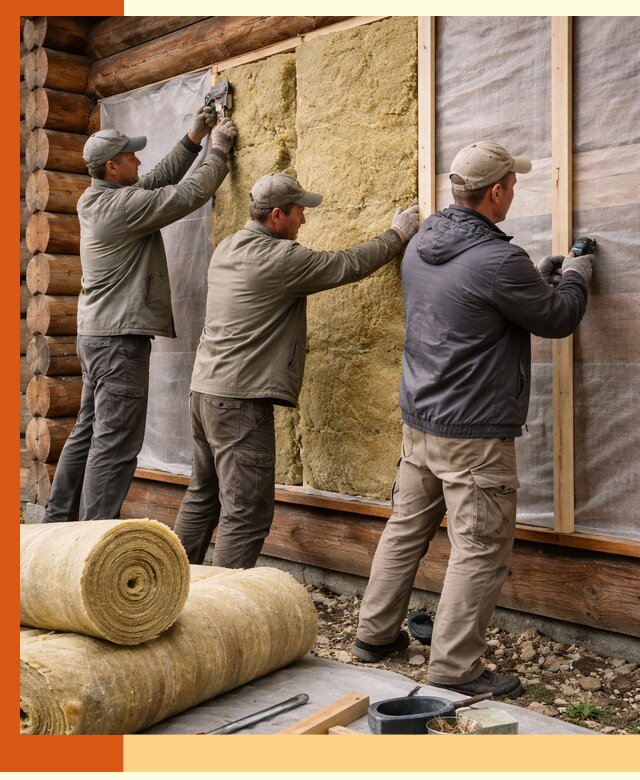 Утепление деревянного дома в Балахне эффективными технологиями