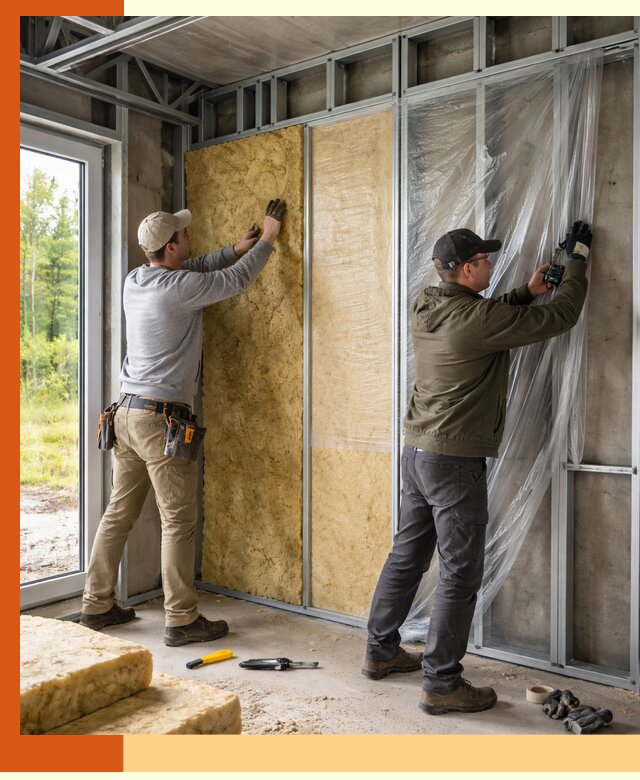 Утепление дома из ЛСТК в Балахне с гарантией качества и эффективности