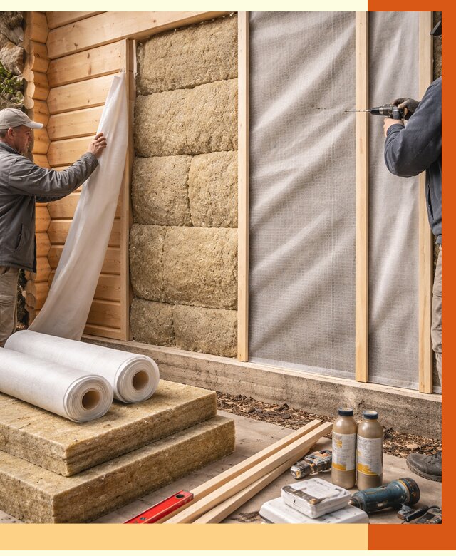 Утепление дома из минибруса в Балахне от 4702 руб/м2 — заказать профессионально | ТепломастерБлх