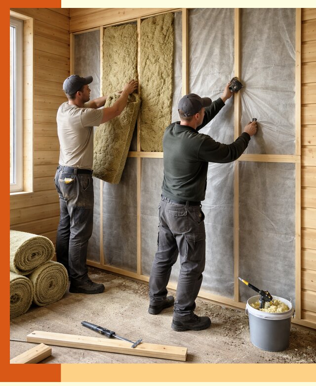 Утепление дома из минибруса в Балахне: комплексные теплоизоляционные работы