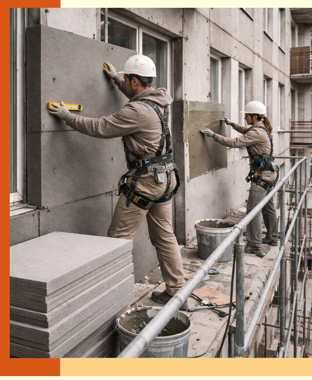 Утепление квартиры снаружи под ключ в Балахне