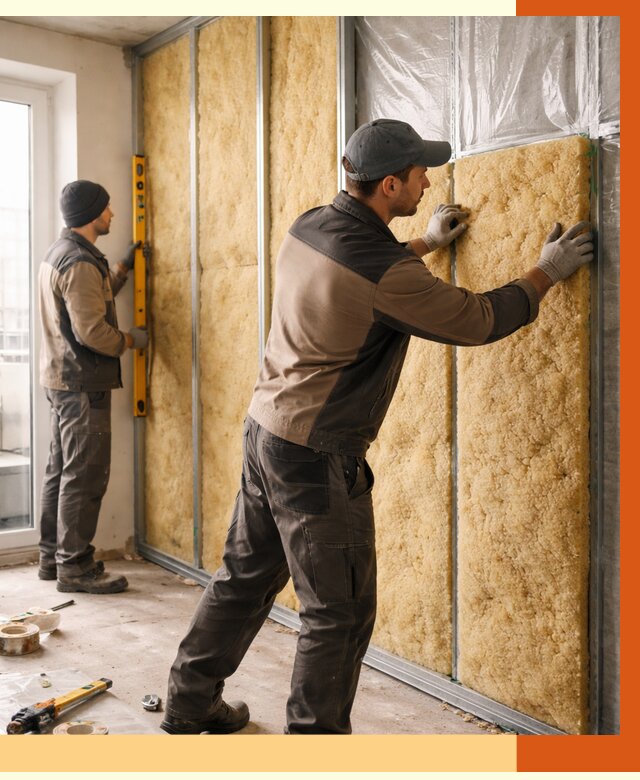 Утепление квартиры изнутри в Балахне от 4545 руб. за м2 | Проф. работы ТепломастерБлх