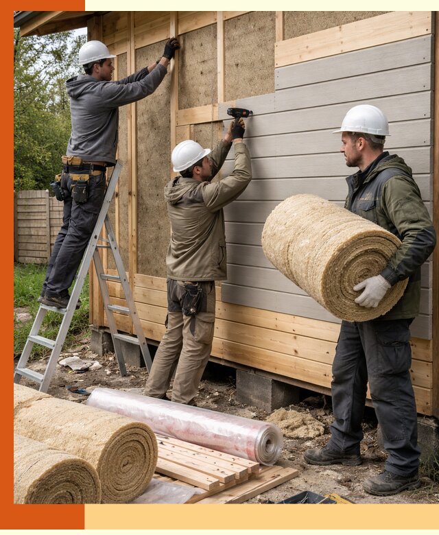 Утепление бани снаружи в Балахне профессионально и надежно