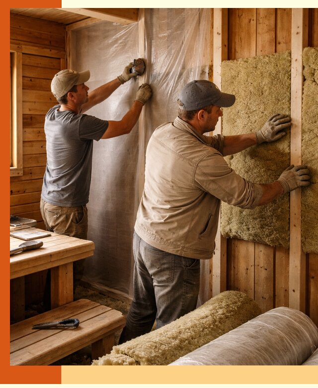 Утепление бани изнутри в Балахне качественно и недорого