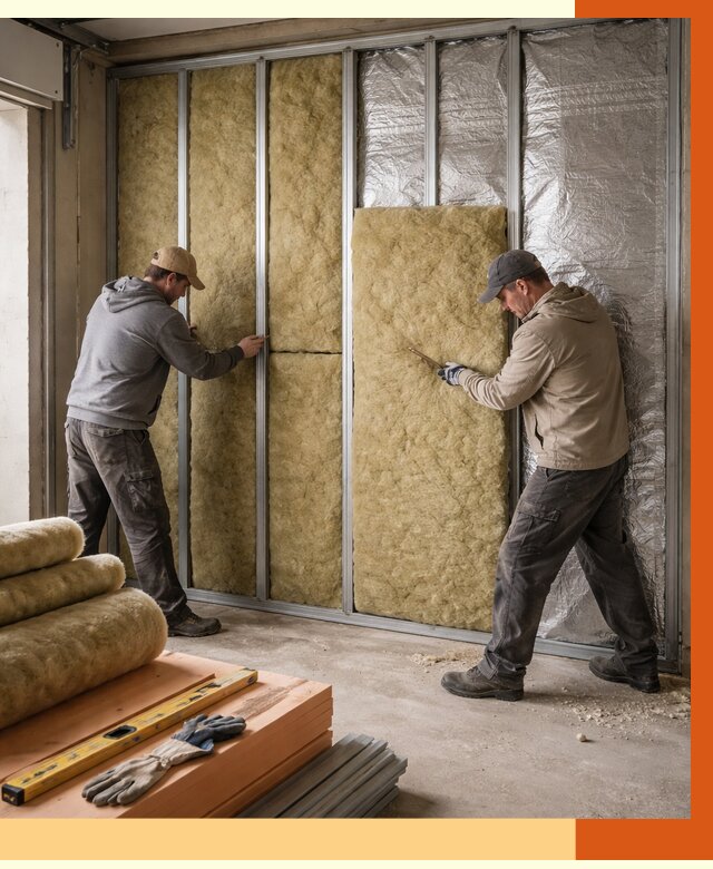 Утепление гаража изнутри в Балахне от 7836 руб/м2 — работы и цена | ТепломастерБлх