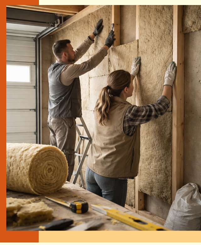 Утепление гаража изнутри в Балахне: быстро и надежно