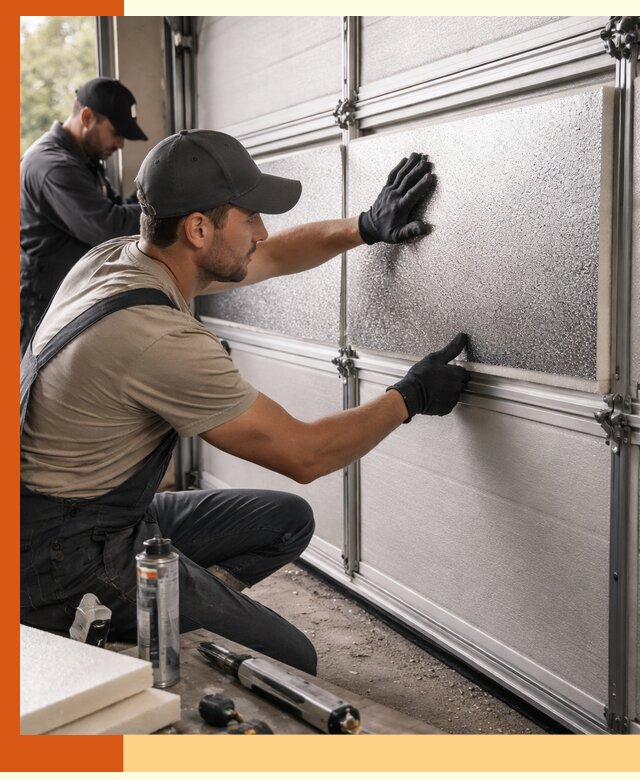 Утепление гаражных ворот в Балахне качественно и надежно