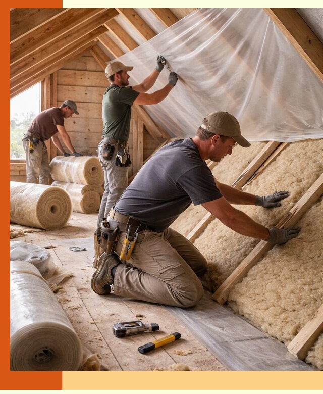 Утепление крыши изнутри в Балахне: профессионально и надежно