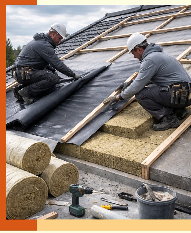 Утепление крыши снаружи в Балахне: профессиональная теплоизоляция