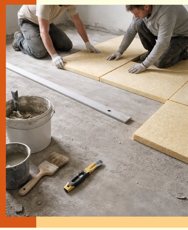 Утепление бетонного пола в Балахне профессионально и недорого