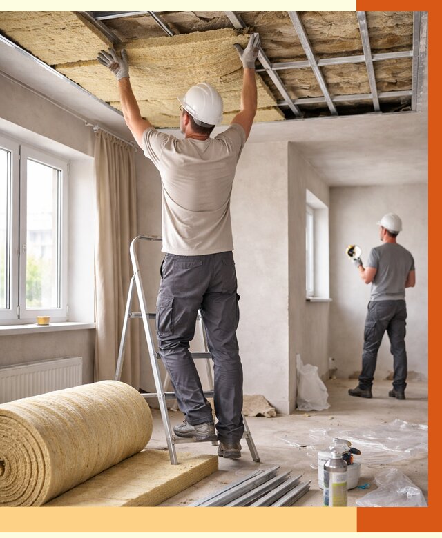 Утепление потолка в частном доме в Балахне от 993 руб./м² — работы под ключ | ТепломастерБлх