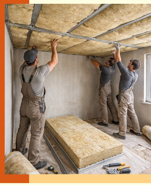 Утепление потолка в Балахне — тепло и без сквозняков