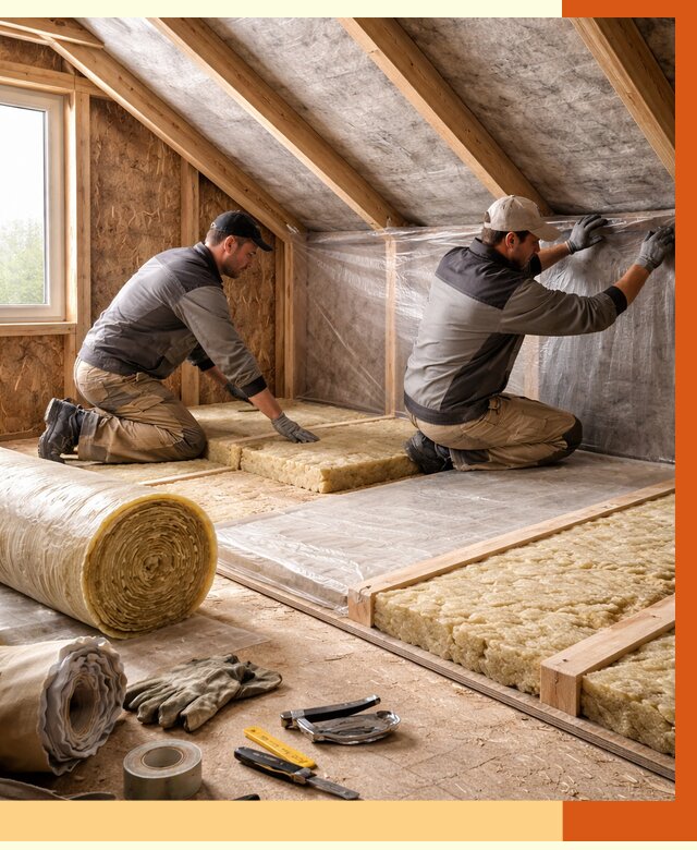 Утепление чердака в Балахне от 7836 руб/м² — теплоизоляция и комплексное утепление под ключ | ТепломастерБлх