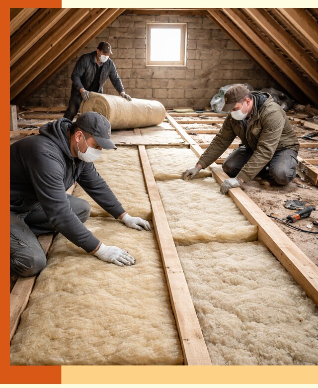 Утепление чердака в Балахне — профессиональная теплоизоляция кровли