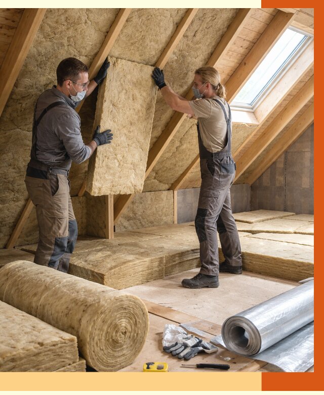 Утепление мансарды минватой в Балахне от 4388 руб./м2 — монтаж и пароизоляция | ТепломастерБлх