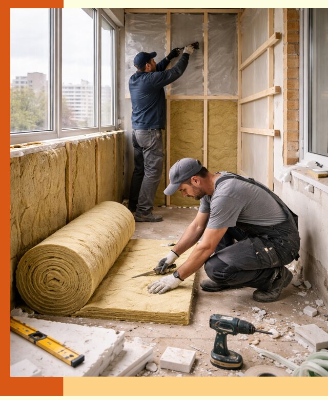 Утепление балкона под ключ в Балахне качественно и быстро