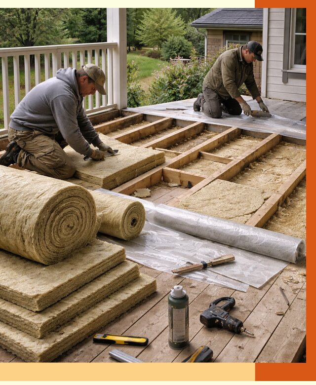 Утепление террасы в Балахне от 4388 руб./м2 — утеплить террасу под ключ | ТепломастерБлх