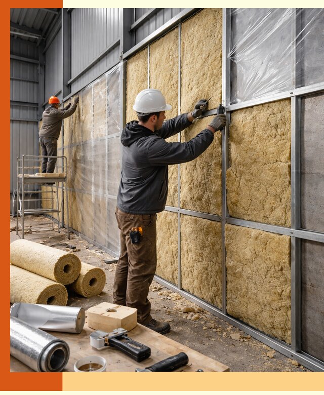 Утепление ангара в Балахне — профессиональная теплоизоляция помещений