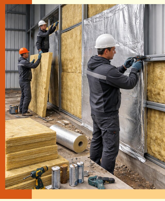 Утепление металлического ангара профессионально в Балахне