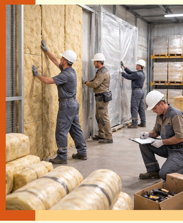 Утепление склада готовой продукции в Балахне качественно и быстро