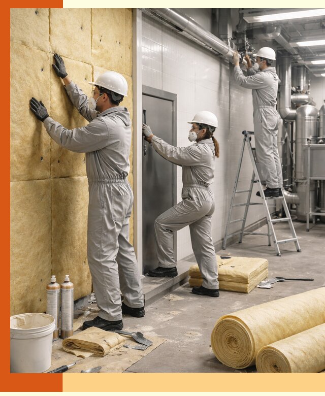 Утепление пищевого цеха под ключ в Балахне