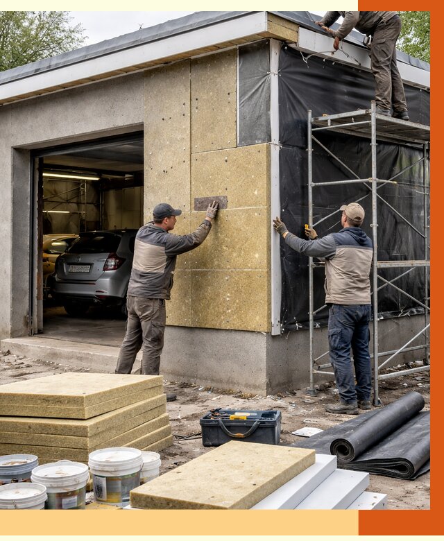 Утепление автосервиса в Балахне ппу, пеноизоляция, от 15150 руб/м2 — ТепломастерБлх