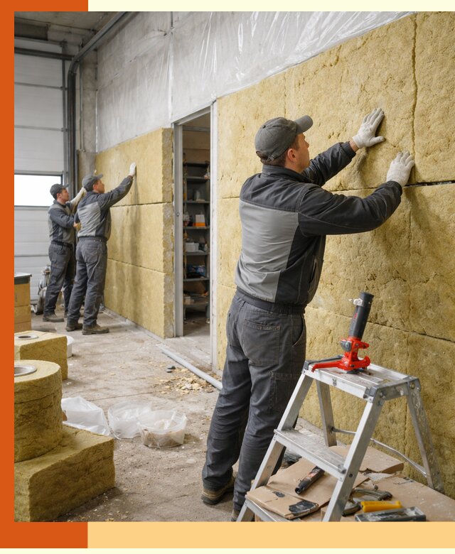 Утепление автосервиса и мастерских в Балахне качественно и надёжно