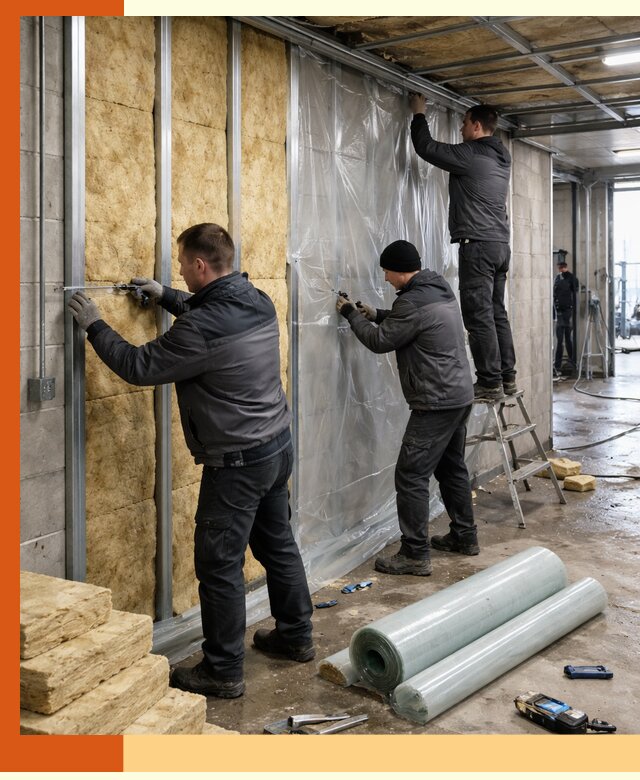 Профессиональное утепление автомойки в Балахне для любого типа помещений