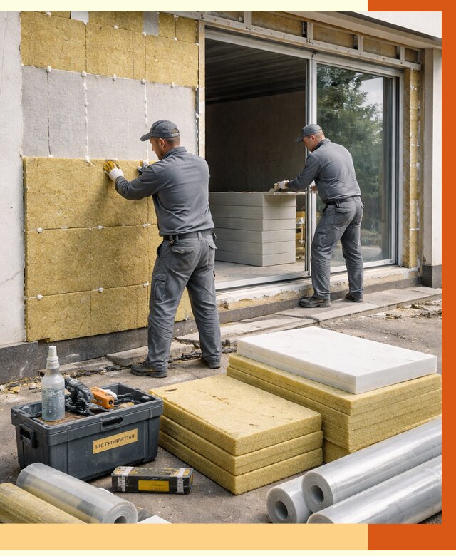 Утепление торгового павильона в Балахне от 15150 руб./м² под ключ | ТепломастерБлх