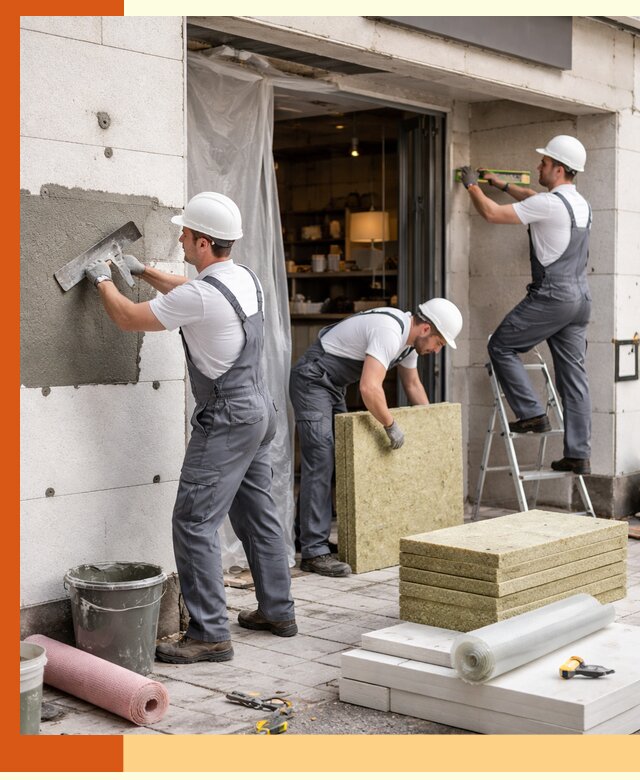 Утепление кафе в Балахне: профессиональная теплоизоляция и монтаж