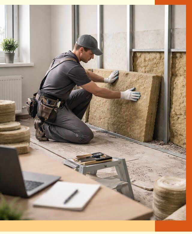 Утепление офиса в Балахне от 4702 руб/м2 — комплексное утепление офиса под ключ | ТепломастерБлх