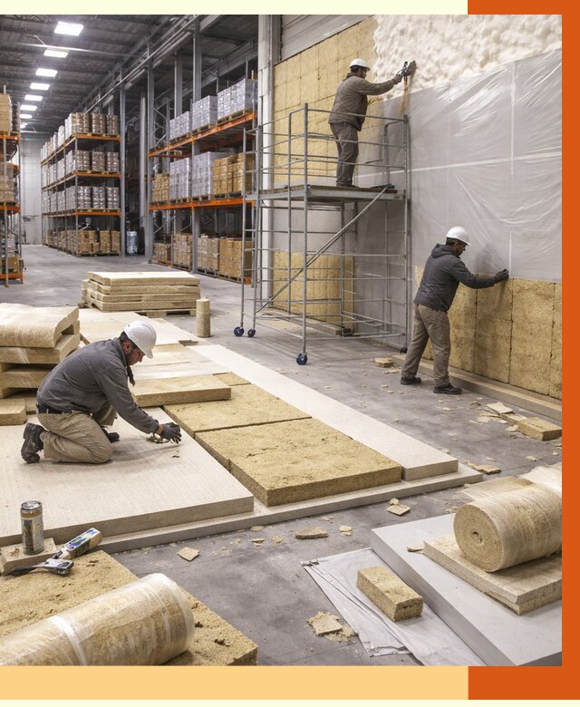 Утепление складского терминала в Балахне от 7836 руб./м² под ключ | ТепломастерБлх