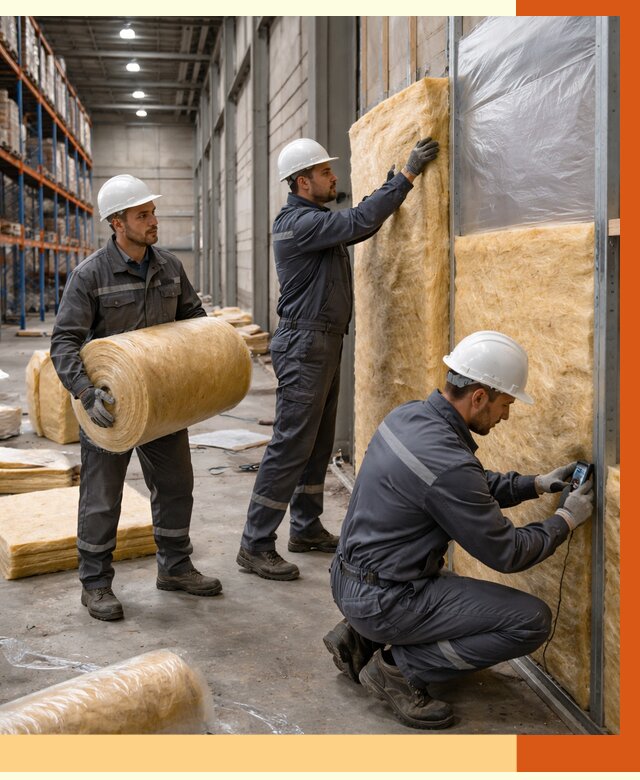 Утепление логистического центра в Балахне от 4702 руб/м² под ключ | ТепломастерБлх