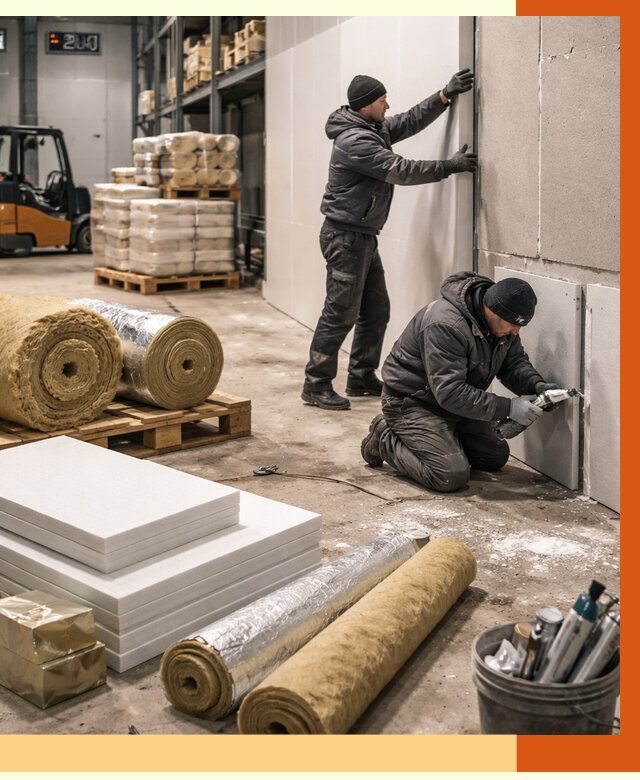 Утепление холодного склада в Балахне от 8881 руб/м2 — комплексное под ключ | ТепломастерБлх