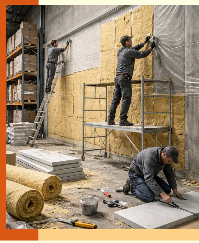 Утепление холодного склада под ключ в Балахне