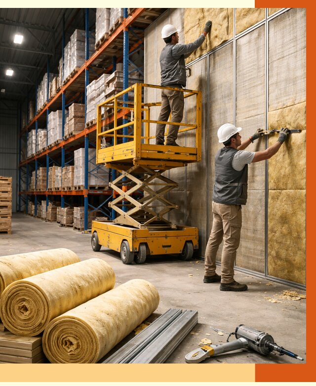 Утепление торгового склада в Балахне от 3343 руб/м2 — комплексно и под ключ | ТепломастерБлх