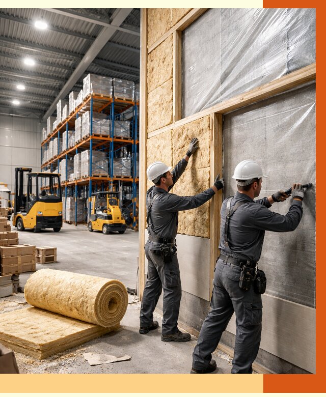 Утепление склада с техникой в Балахне от 4388 руб./м2 — комплексно под ключ | ТепломастерБлх