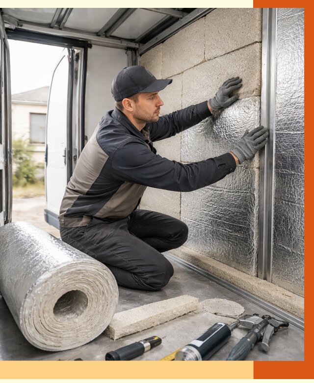 Утепление фургона рефрижератора в Балахне от 13060 руб./м² под ключ | ТепломастерБлх