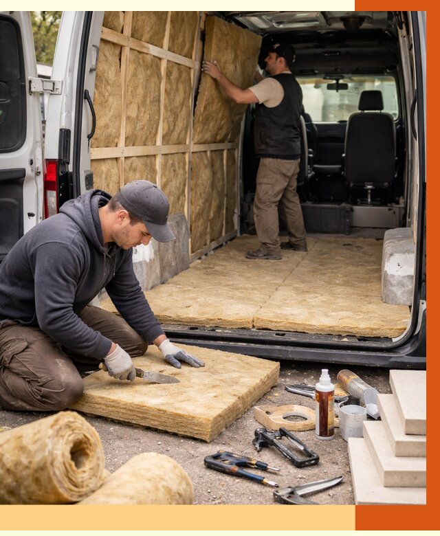 Утепление кемпера в Балахне под ключ от 12538 руб. — профессионально | ТепломастерБлх