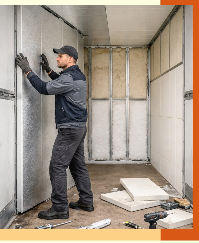 Утепление холодильного кузова в Балахне от 14105 руб. под ключ | ТепломастерБлх