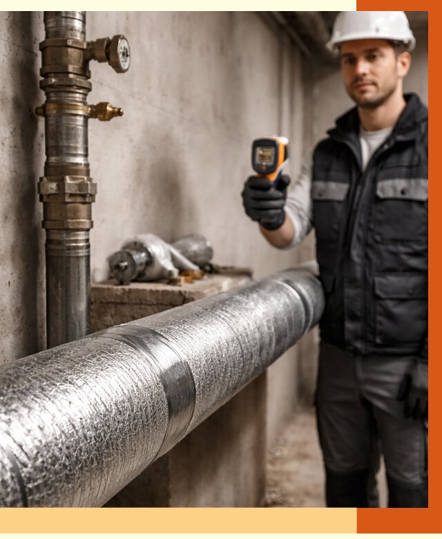 Утепление труб водоснабжения в Балахне от 8881 руб. за м² — услуги ТепломастерБлх