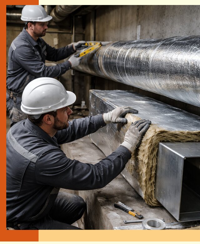 Профессиональное утепление воздуховодов и теплоизоляция в Балахне