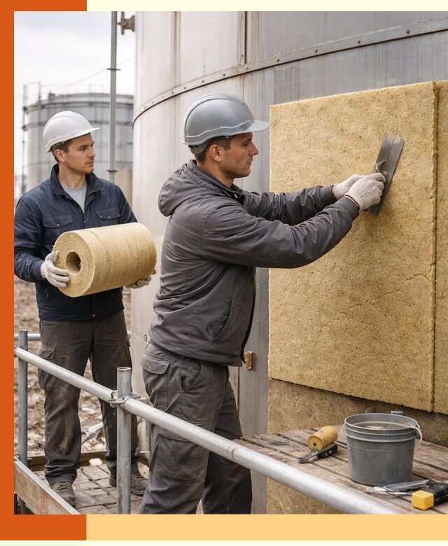 Профессиональное утепление резервуара и теплоизоляция в Балахне