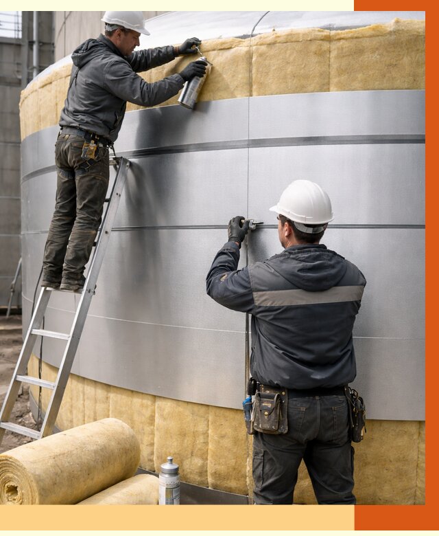 Утепление цистерны в Балахне пенополиуретаном от 15150 руб. под ключ | ТепломастерБлх