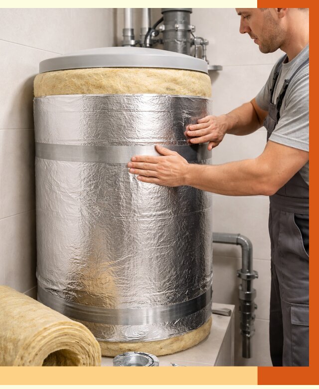 Утепление бойлера в Балахне от 4702 руб. под ключ | Утепление ППУ | ТепломастерБлх