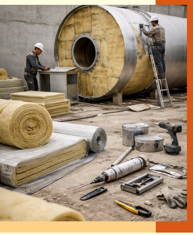 Утепление резервуара с топливом в Балахне от 28732 руб. под ключ | ТепломастерБлх