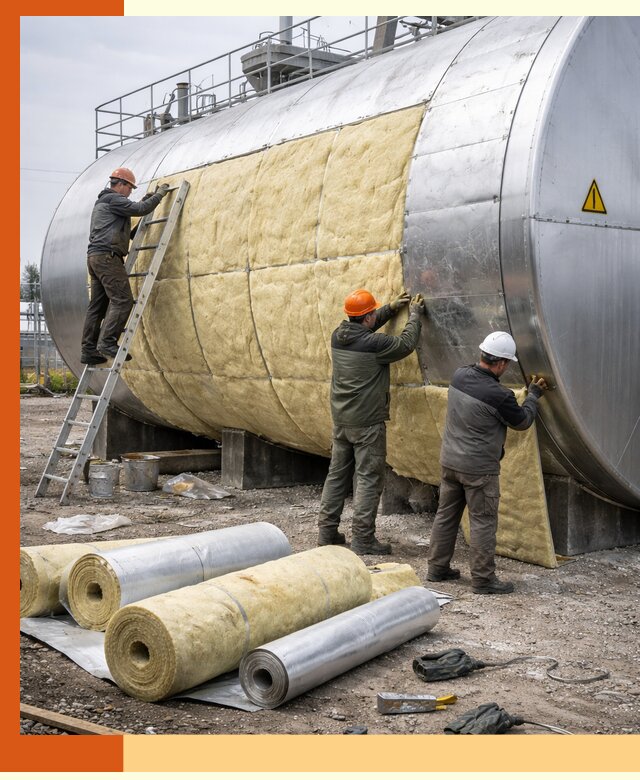 Утепление резервуаров с топливом в Балахне надежно и экономично